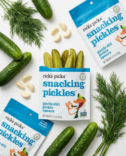 Garlic-Dill Snacking Pickles - 12 Pack!