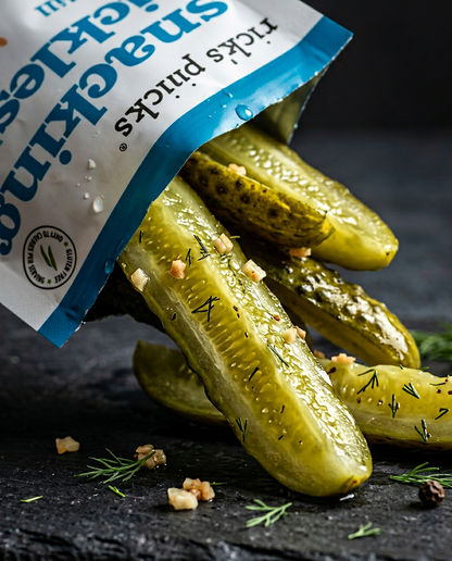 Garlic-Dill Snacking Pickles - 12 Pack!