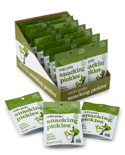 Sour Snacking Pickles - 12 Pack!